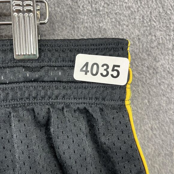 Nike Dri-FIT LIVESTRONG Shorts Women Medium Black Yellow Athletic Mesh Polyester - Picture 14 of 14